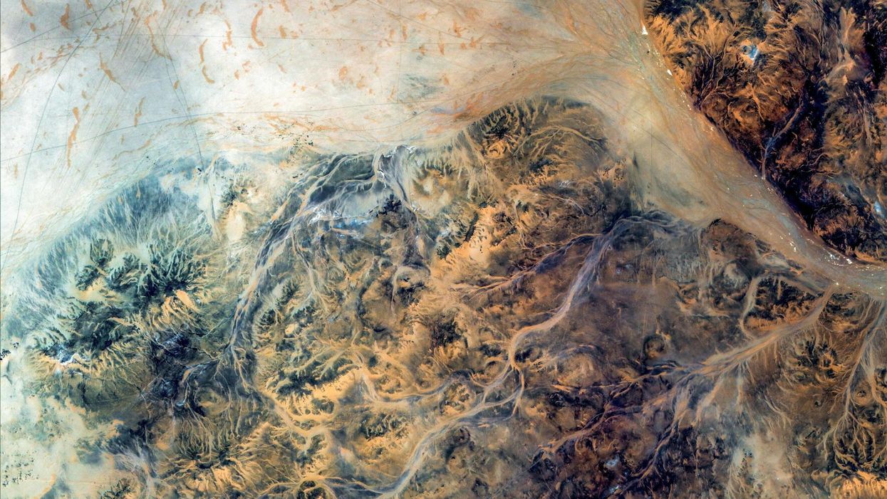 Google Earth Satellite View of Namibia